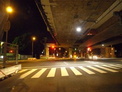 夜・東京湾岸辺り