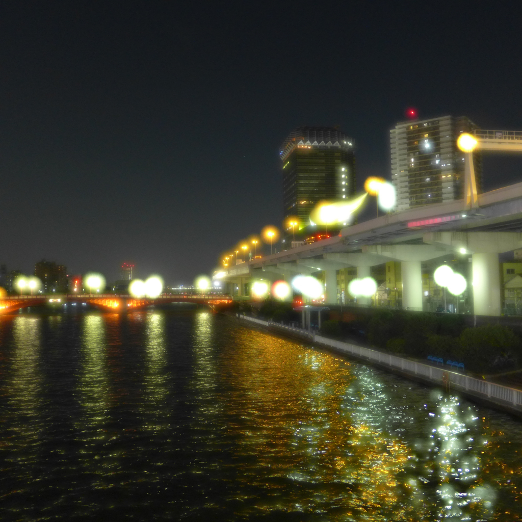 駒形橋から露光間デフォーカス