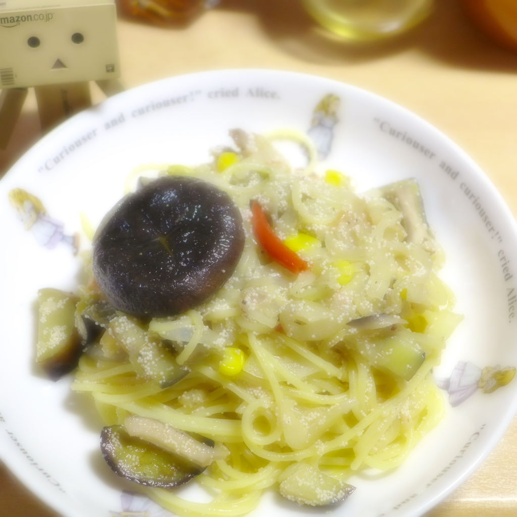 明太子ペペロンチーノ風