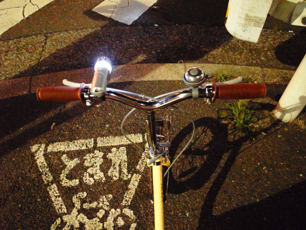 真夜中サイクリング