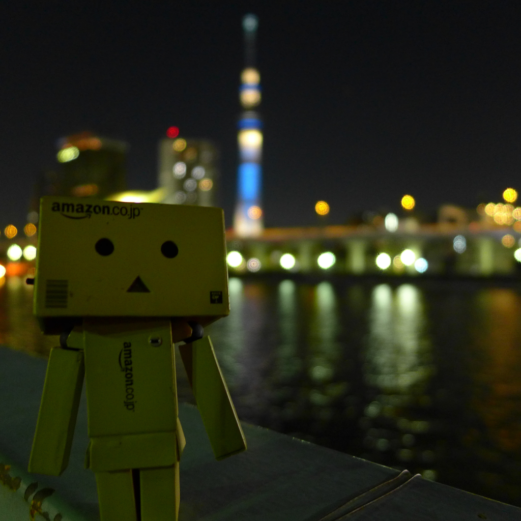 隅田川へ階段を下りて・ダンボー