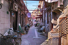 上海路地裏