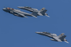 日米フレンドシップデー2015 予行 F/A-18 EA-6