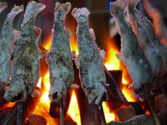 ニジマスの塩焼