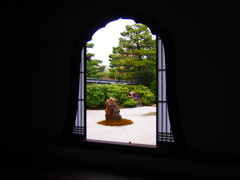 まるで額
