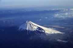 富士山を見下ろす