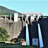 千屋ダム～オリフィスゲートより放流