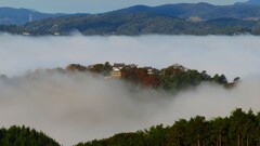雲海と山城～