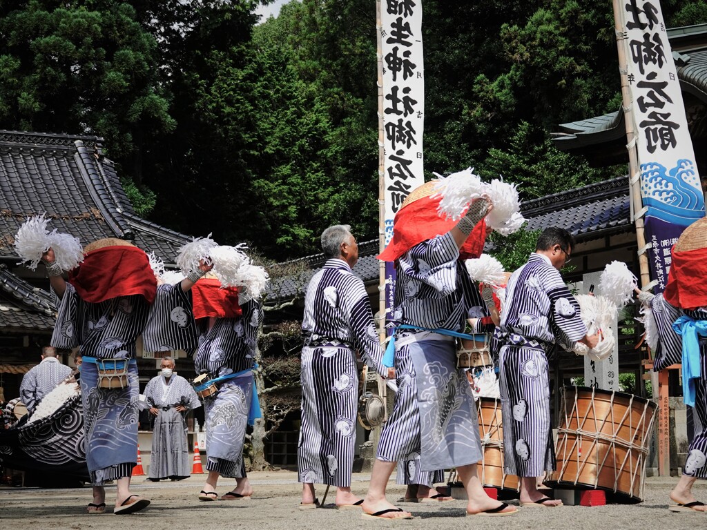 ぎおん踊り奉納～久井稲生神社