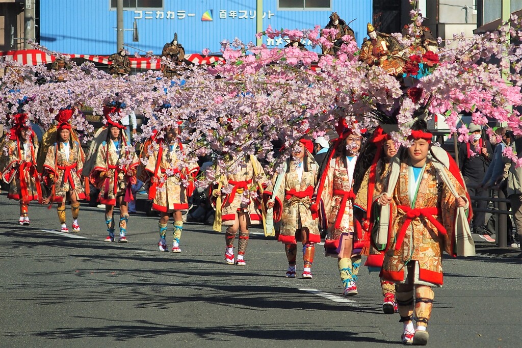 備後東城・お通り～母衣（ほろ）の行列