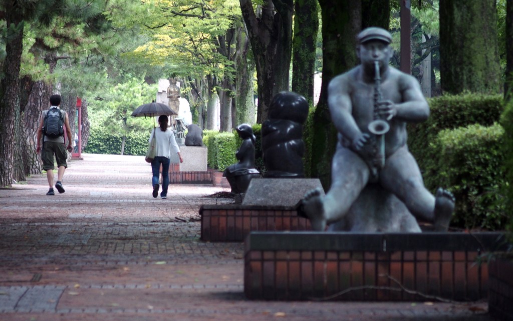呉　入船山　美術館通り
