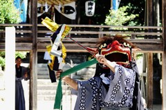 祇園祭り～獅子舞奉納