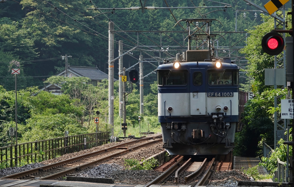 ＥＦ６４形電気機関車がやって来た～伯備線