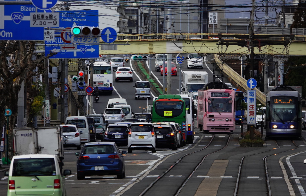 岡山の路面電車～岡山電気軌道