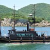 平成いろは丸と弁天島～鞆の浦