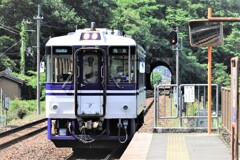 智頭急行線・平福駅～鳥取行きワンマン列車