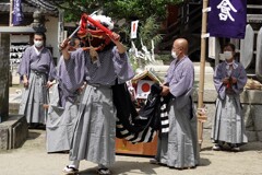 獅子舞い奉納～久井稲生神社