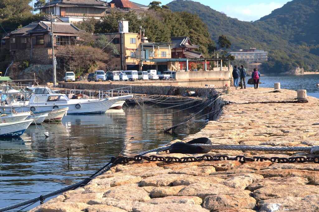 波止場にて～鞆の津