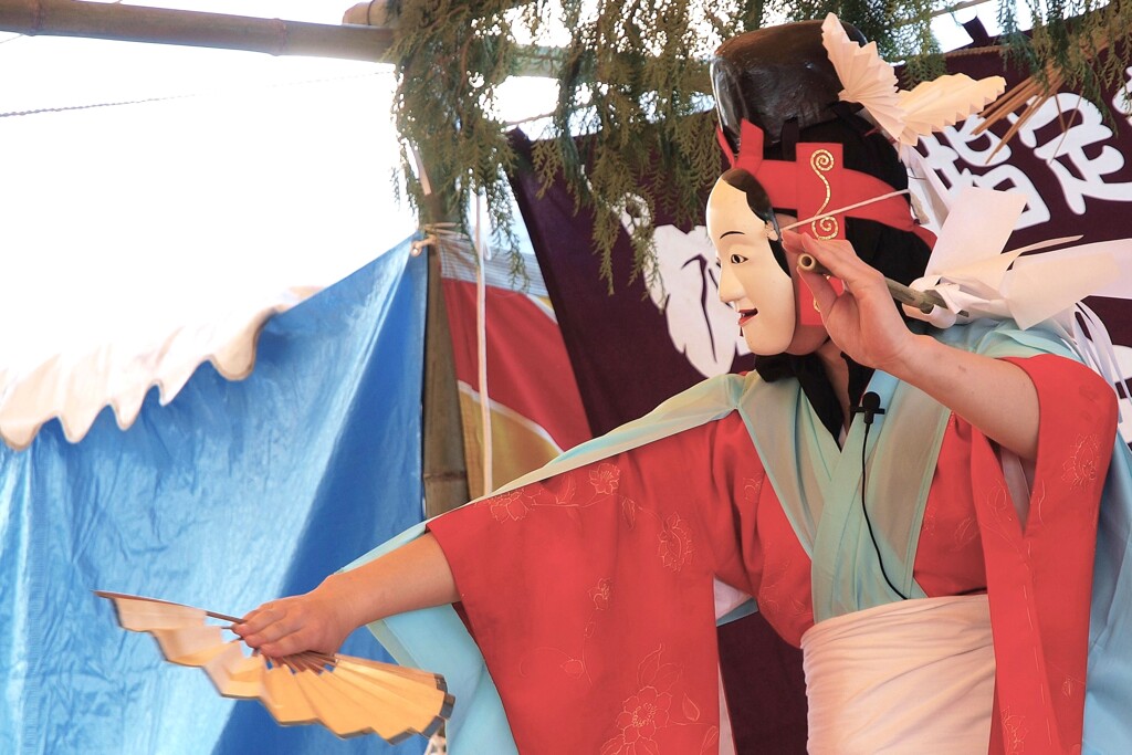 備中神楽～稲田姫の舞い