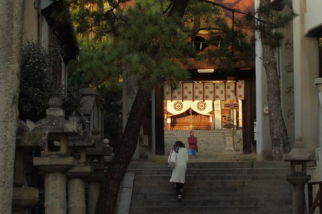 尾道～艮神社にて