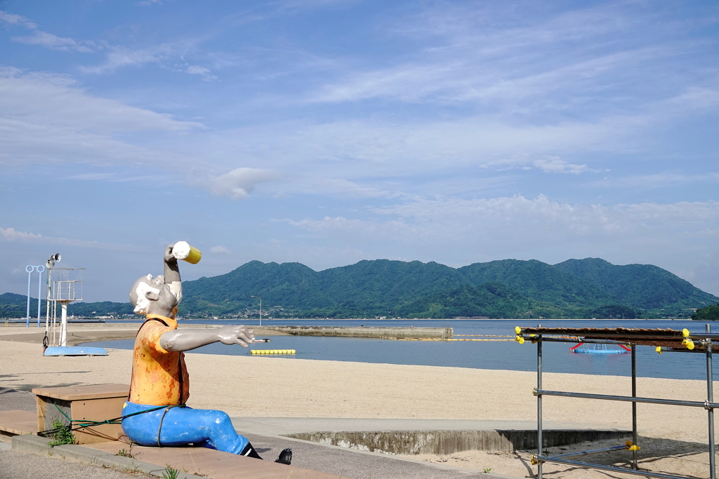 誰もいない海～瀬戸田サンセットビーチ