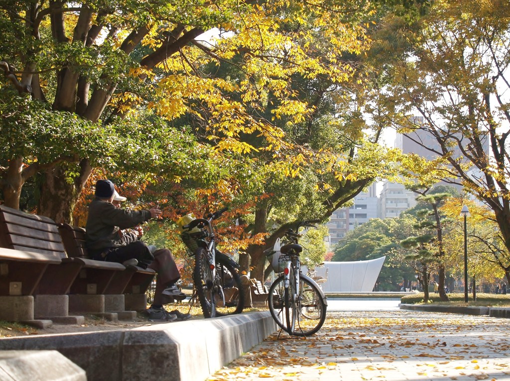 広島平和記念公園にて～