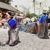 矢野神儀の庭打ち～受け継がれる伝統芸能