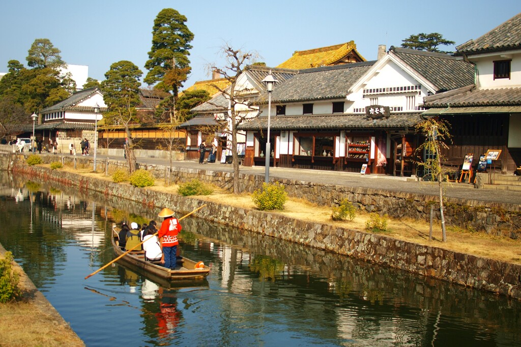 冬の倉敷川畔～美観地区