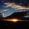 秋の夕暮れ時～神辺城跡より