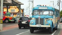 ボンネットバス出動～福山自動車時計博物館