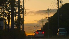 晩秋の夕暮れ時～