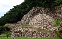 巻石垣の全貌～鳥取城跡