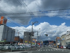 雲に乗りたい　柔らかな雲に！