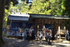 秋祭りの頃～亀鶴山八幡神社