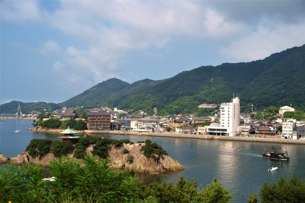 弁天島と鞆の浦～仙酔島より