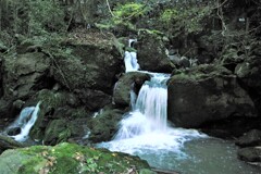 鳴滝峡の三段の滝