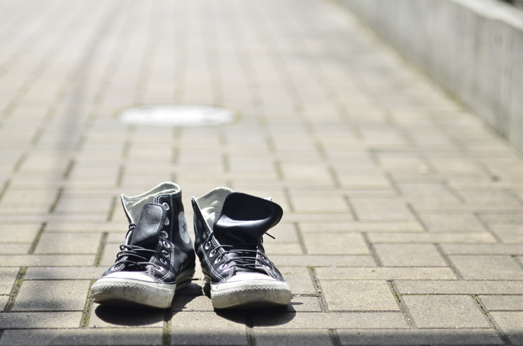 履きつぶされた靴