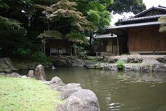 靖国神社内の庭園