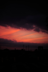 夕方の三閃