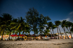 night beach