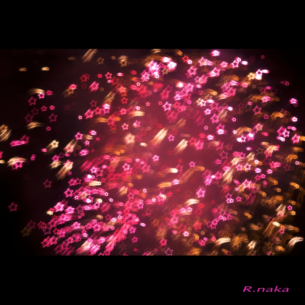 公園の花火で、、、２