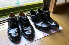 靴磨き