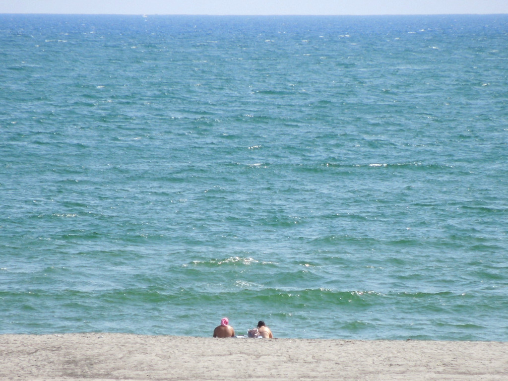 ８月の海