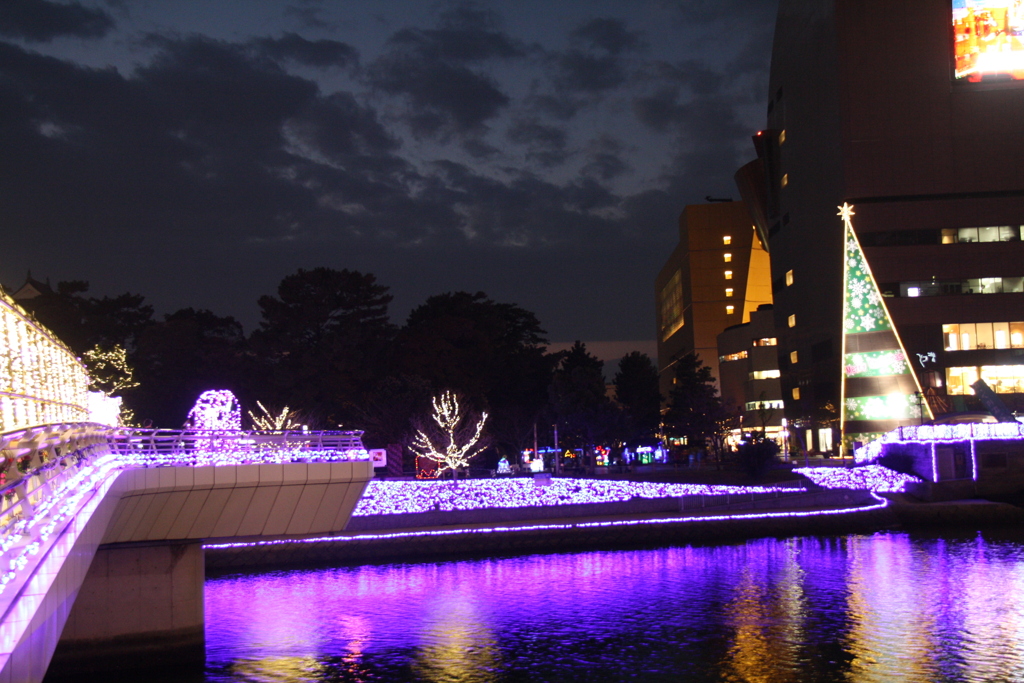 小倉・リバーウォーク　クリスマスイルミネーション