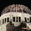 夜の原爆ドーム