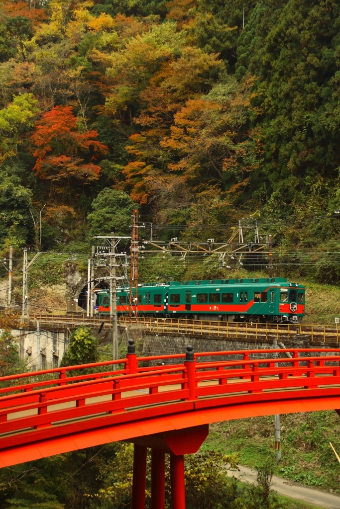 山岳列車（６）－極楽橋と天空