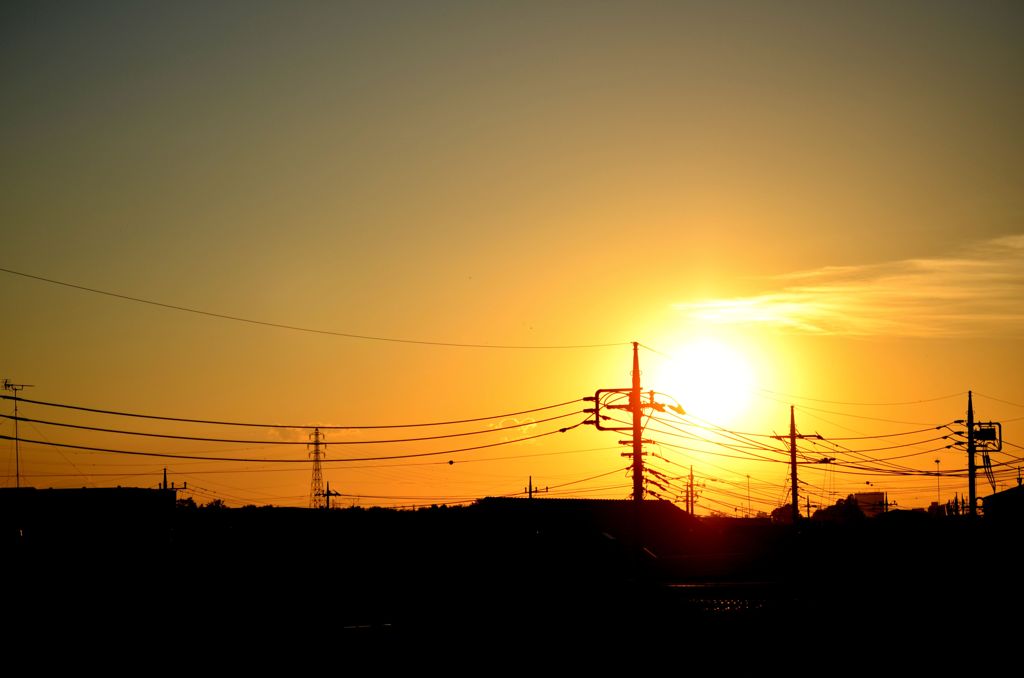 電線地中化まであと少し