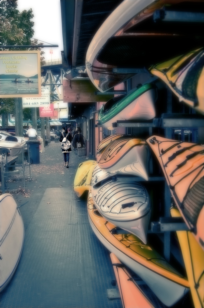Walking down the way