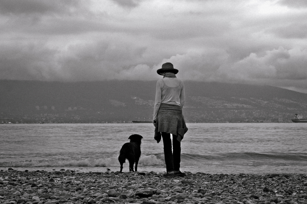 Lady & her dog