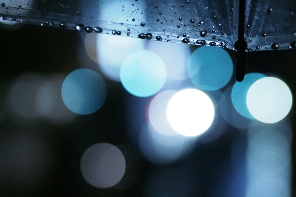 雨降る帰り道